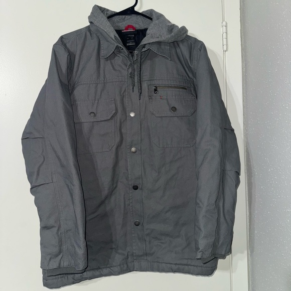 Dickies Men's Gray Jacket with Hood Size Medium - Picture 1 of 2